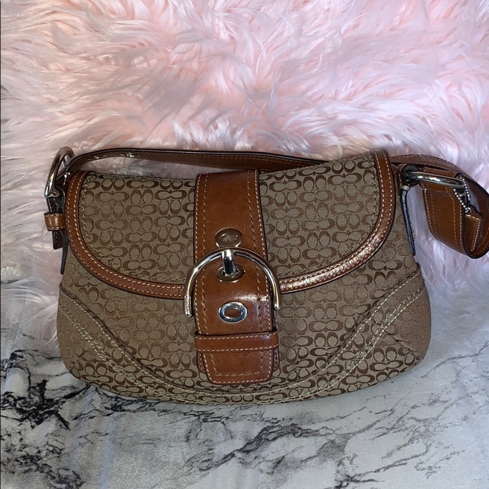 Tan/light brown Small Coach Purse